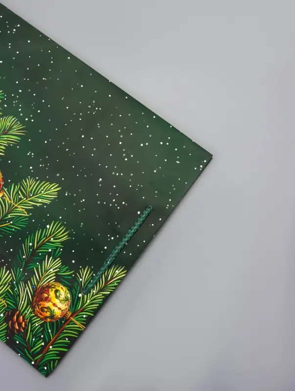 Пакет подарочный ламинированный, Пакет подарочный ламинированный, "Новый Год" , 26 х 12 х 32 см