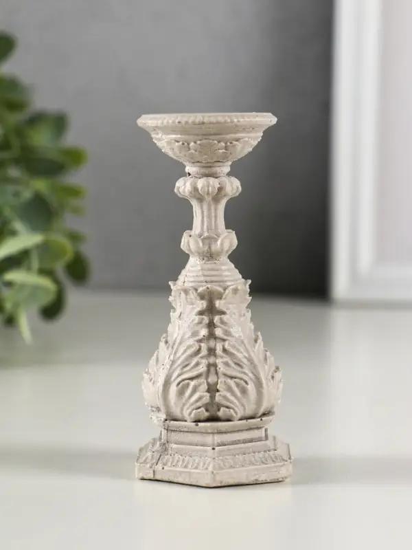 Подсвечник  Подсвечник "Антик" высота 10 см, под камень