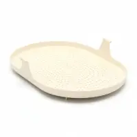 Лоток для кошек, &laquo;Космо&raquo;, 51.9&times;37.8&times;21.3 см, с бортом, сеткой и совком, пластик, коричневый