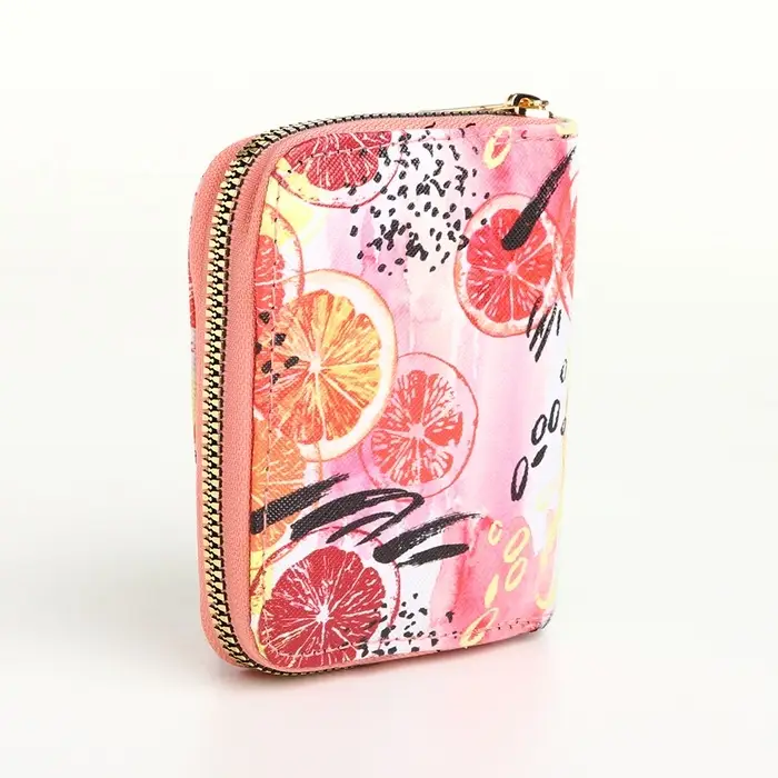 Кошелёк детский &laquo;Апельсины&raquo;, на молнии, разноцветный