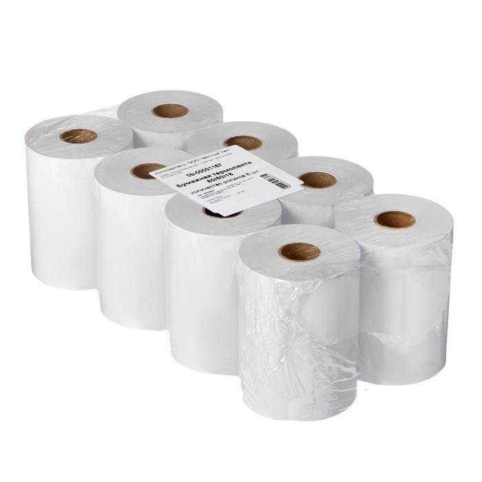 Чековая лента термо 80 мм 50 м, 80х18х50, 48 г/м2 Чековая лента термо 80 мм 50 м, 80х18х50, 48 г/м2