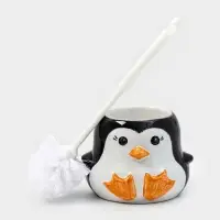 Подставка под ёрш "Пингвин" с ёршиком