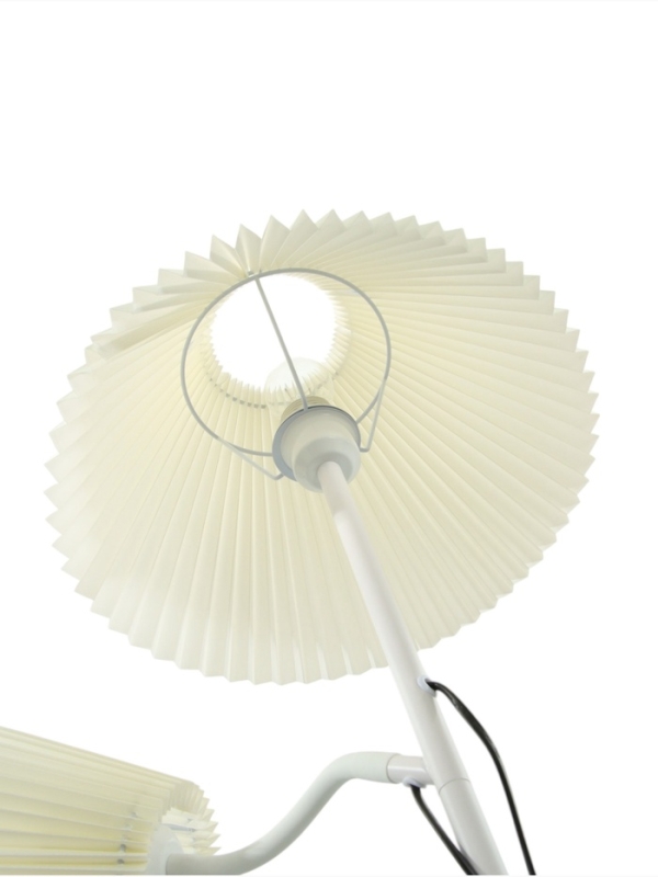 Торшер "Кира" 2х40Вт Е27 белый 36х46х182см