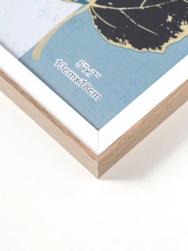 Фоторамка пластик 13х18 см "Современная классика" беж и белый 19х13,8х1,5 см