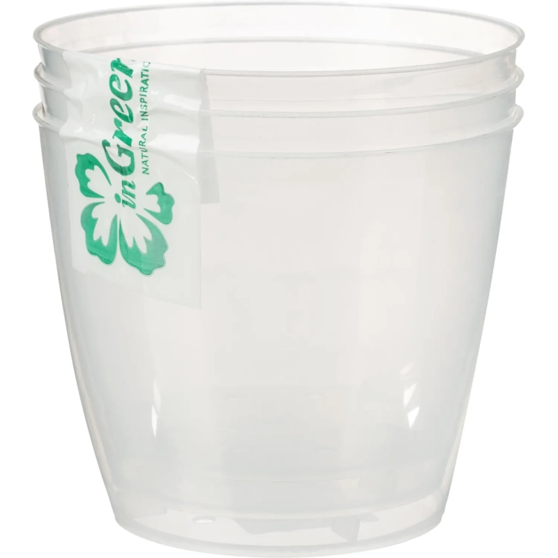 Набор горшков для пикирования рассады 3шт 1,4л,прозрачный IG604111999