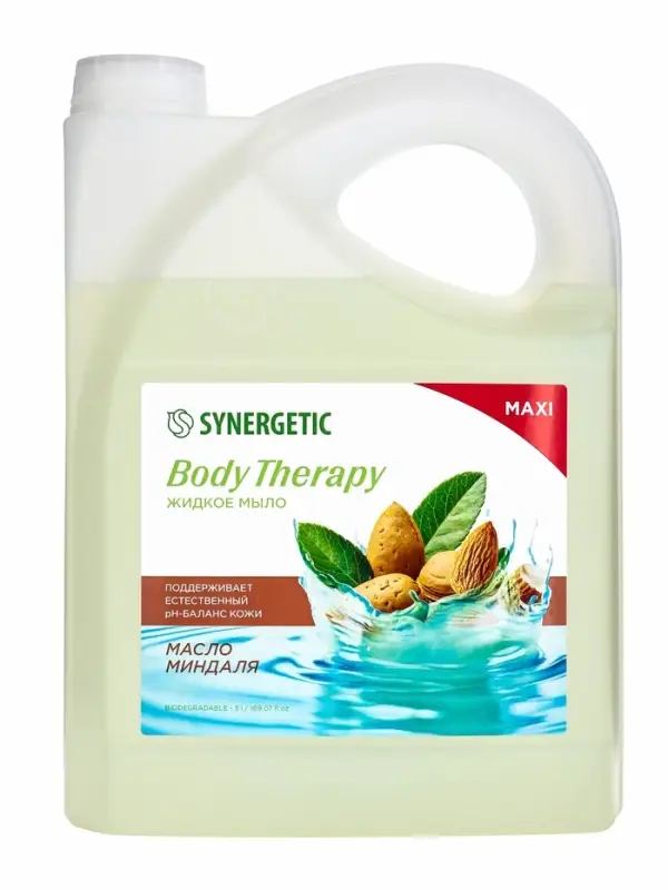 Жидкое мыло Synergetic Body Therapy &laquo;Масло миндаля&raquo;, 5 л