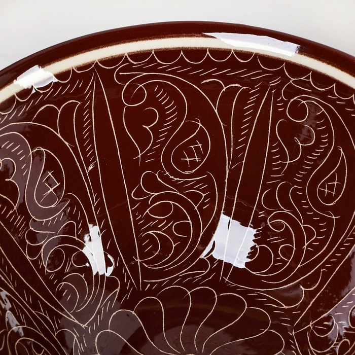 Набор салатников Риштан Набор салатников Риштан "Узоры" 18см, 3шт в подарочной упаковке