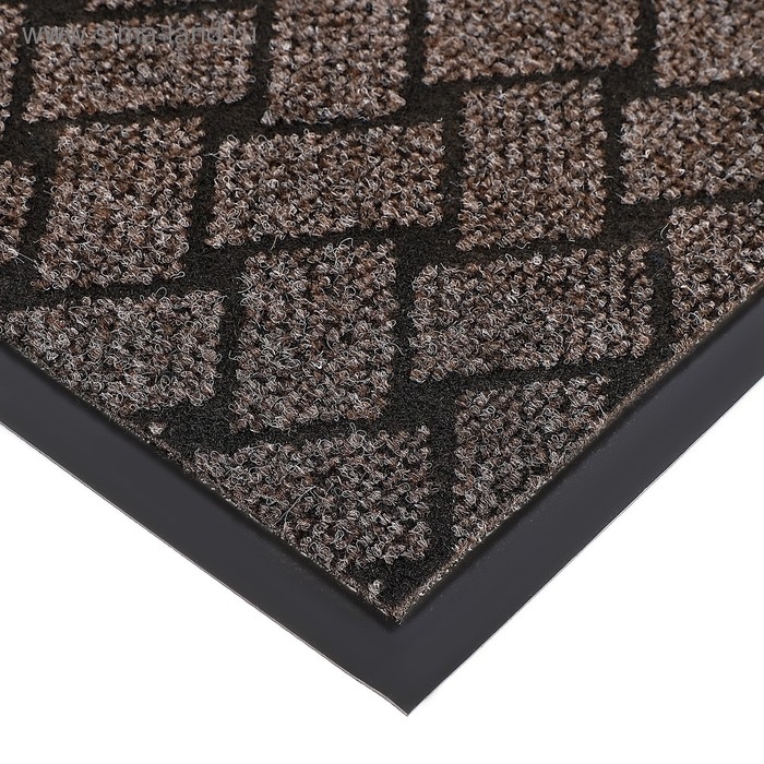 Коврик придверный влаговпитывающий «Крафт», 60×90 см, цвет коричневый Коврик придверный влаговпитывающий «Крафт», 60×90 см, цвет коричневый