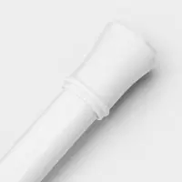 Карниз для ванной комнаты "Эталон" 110-200 см, цвет белый