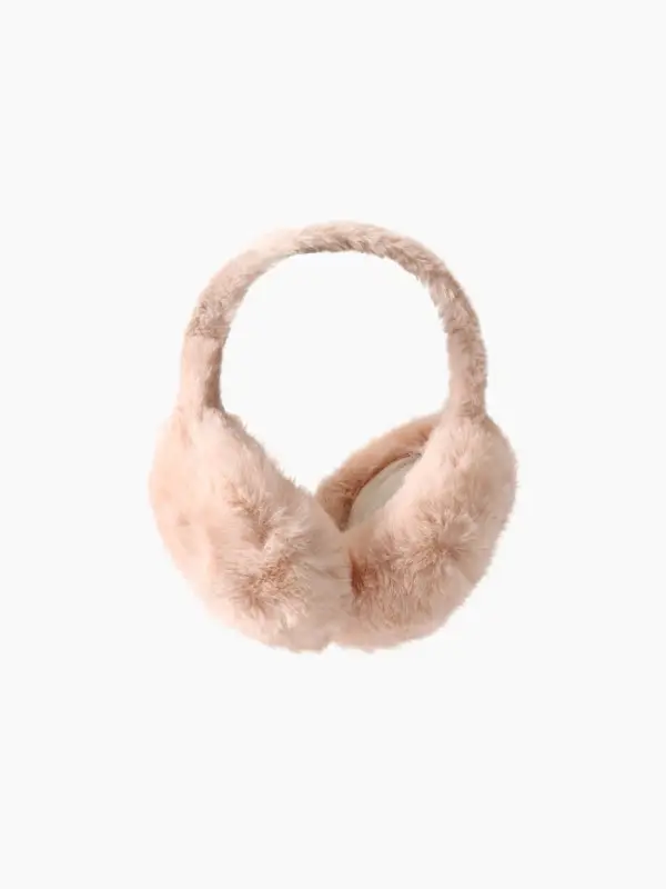 Меховые наушники MINAKU складные, цв.бежевый р-р 54-58 Меховые наушники MINAKU складные, цв.бежевый р-р 54-58