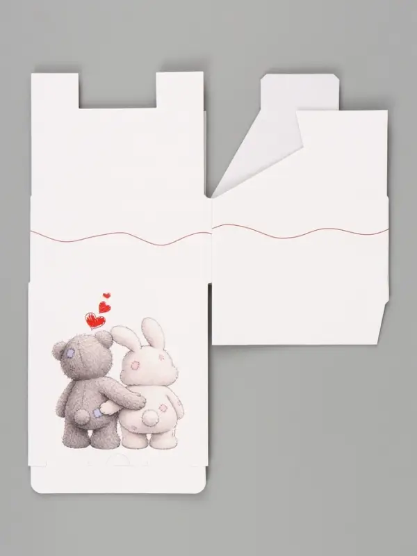 Коробка подарочная самосборная &laquo;Люблю тебя&raquo;, 15&times;15&times;7 см