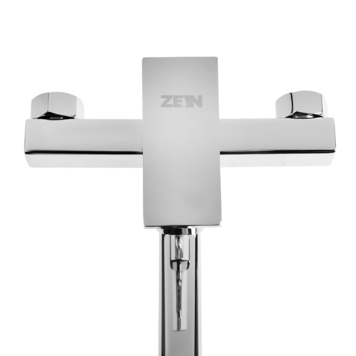 Смеситель для ванны ZEIN ZC2050, излив 30 см, картридж 35 мм, с душевым набором, хром Смеситель для ванны ZEIN ZC2050, излив 30 см, картридж 35 мм, с душевым набором, хром