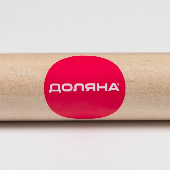 Скалка для теста Доляна, дерево, прямая, 40 см Скалка для теста Доляна, дерево, прямая, 40 см