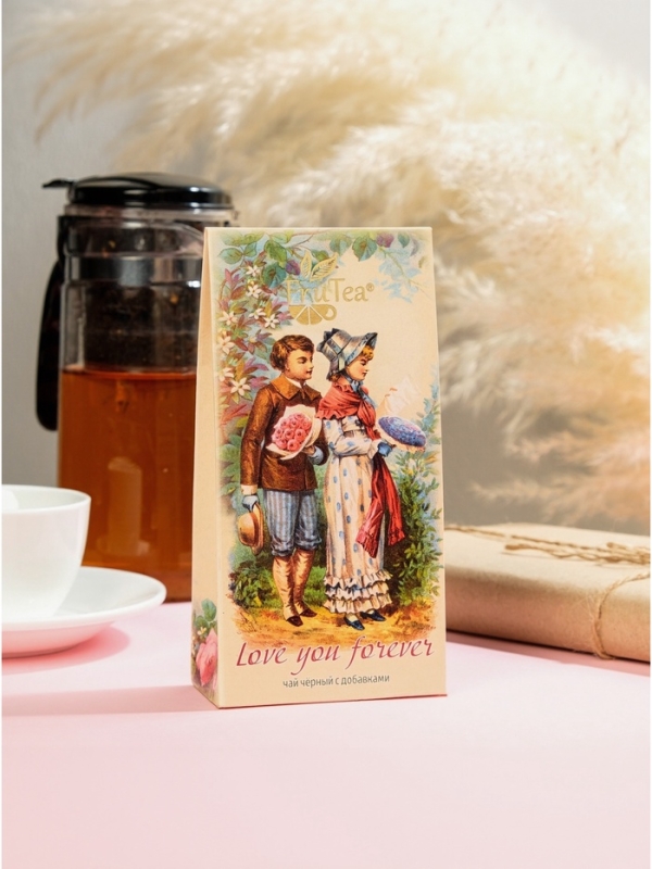 Чай черный листовой FruTea Чай черный листовой FruTea "Любовь навсегда", 50 г