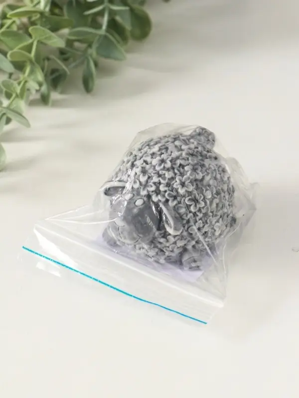 Сувенир "Барашек в цветочках" 5 см