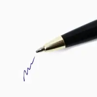 Ручка шариковая, синяя паста, 1 мм, пластик, автоматическая, с фигурным клипом &laquo;С днём учителя&raquo;