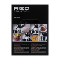 Миксер RED Solution RFM-5393, планетарный, 700 Вт, 5 л, 6 скоростей, чёрный