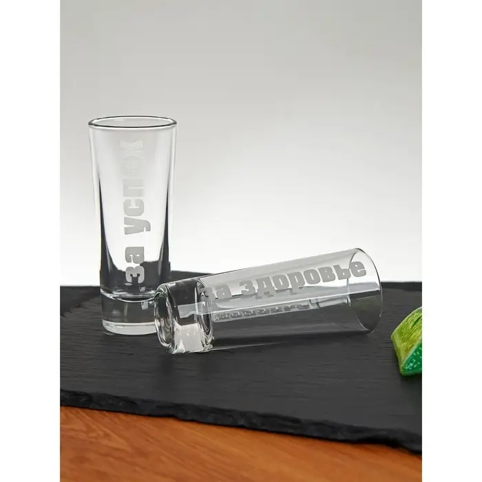 Набор стопок в деревянном ящике Набор стопок в деревянном ящике "Антистерсс" 6 шт.