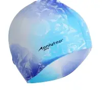 Шапочка для плавания взрослая ONLYTOP Swim, силиконовая, обхват 54-60 см, МИКС