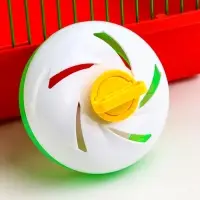 Колесо для грызунов тихое, 11 см, зелёное