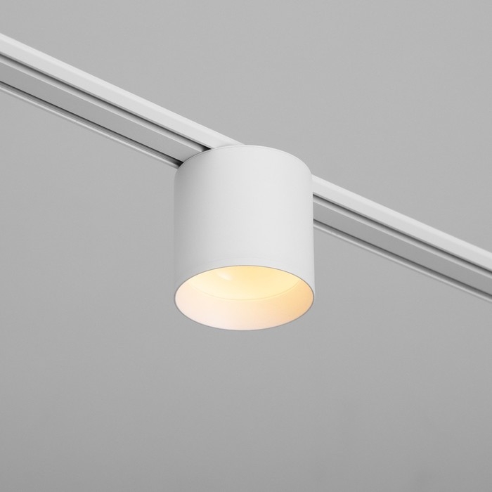 Светильник трековый SLIM Светильник трековый SLIM "Цилинр" LED 12Вт 3000K-6000К 48V CRI90 белый 8х8х7,5см