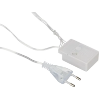 Гирлянда светодиодная  холодный бел, 96LED(1,5х1,5м) прозр пров  IP20