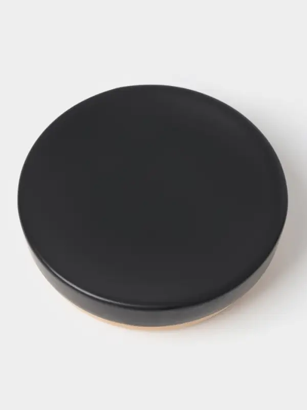 Аксессуары для ванной &laquo;Эко&raquo;, 4 предмета, мыльница, дозатор для мыла, 2 стакана, чёрные