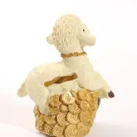 Копилка для денег &laquo;Козлик с подковой&raquo;, полистоун, 8.5&times;5.2&times;10.2 см, МИКС
