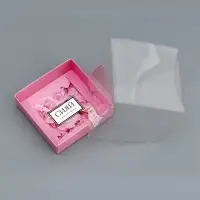 Коробка сборная с PVC крышкой, «Сияй от счастья», 10×10×10 см