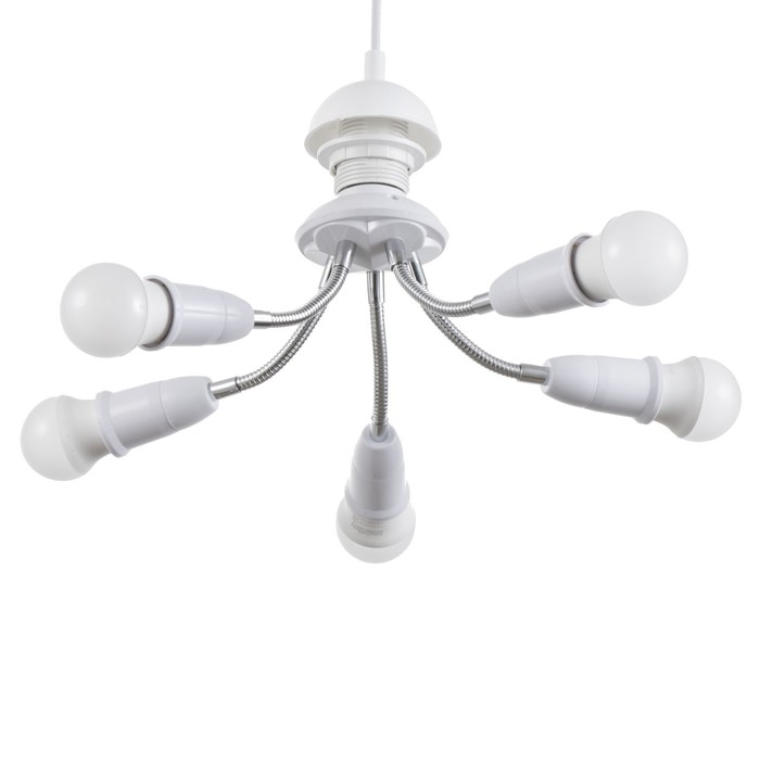 Светильник Светильник "Синди пента" Е27/(5хЕ27) 15Вт белый 8х8х22см BayerLux