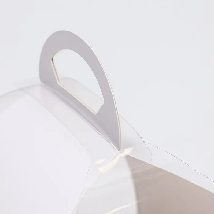 Коробка для десерта, упаковка кондитерская, белая, 15&times;15&times;18 см