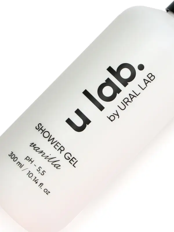 Гель для душа, питание и увлажнение, аромат ванили, 300 мл, U LAB