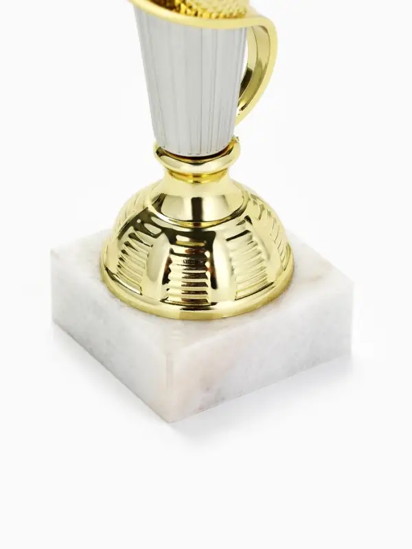 Кубок 193F, наградная фигура, золото, подставка мрамор, 18&times;7&times;7 см