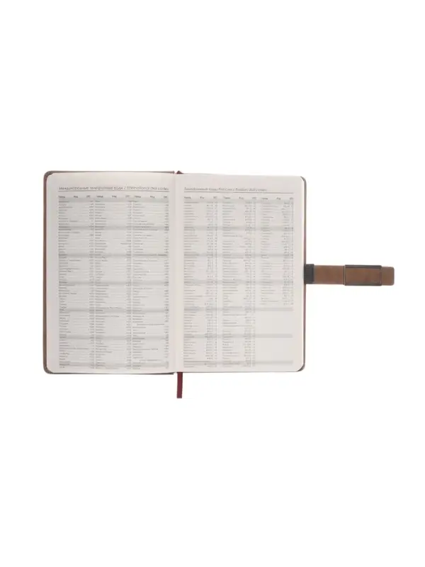 Ежедневник недатированный формат А5, с хлястиком, 112л, линия, пвх, Коричневый Ежедневник недатированный формат А5, с хлястиком, 112л, линия, пвх, Коричневый