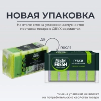 Губки для посуды Master FRESH универсальные 5 шт/уп Размер