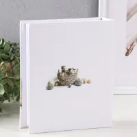 Фотоальбом 200 фото 10X15см, "Котята в корзинке", ПП карм.