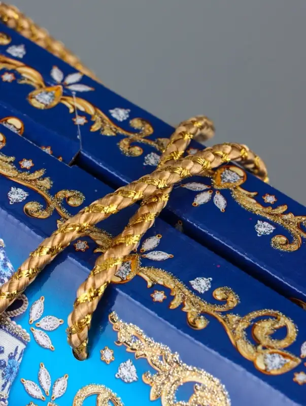 Коробка подарочная складная Коробка подарочная складная "Царские узоры" 23 х 10 х 23 см