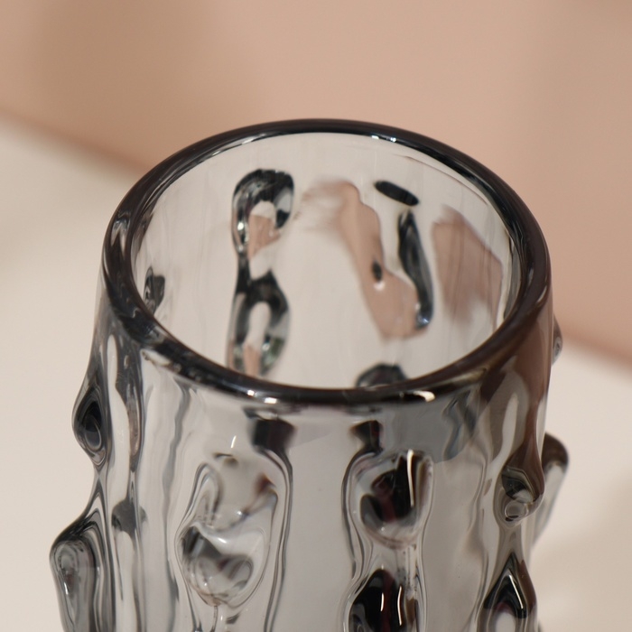 Ваза для цветов «Джорджия» из прозрачного черного стекла 18 х 6 х 6 см Ваза для цветов «Джорджия» из прозрачного черного стекла 18 х 6 х 6 см