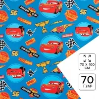Бумага упаковочная глянцевая «Машинки», 70 × 100 см Бумага упаковочная глянцевая «Машинки», 70 × 100 см