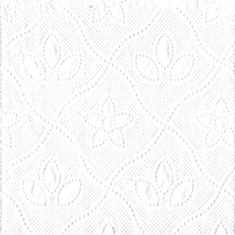 Салфетки бумажные 1сл 22х22см с тиснением белые целлюлоза 100шт/уп_Спб