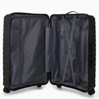 Чемодан на колёсах, 28", кодовый замок, 47&times;28&times;75 см, чёрный