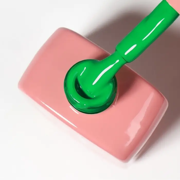 Гель лак для ногтей, однотонный, трехфазный, 10 мл, LED/UV, зелёный (278)