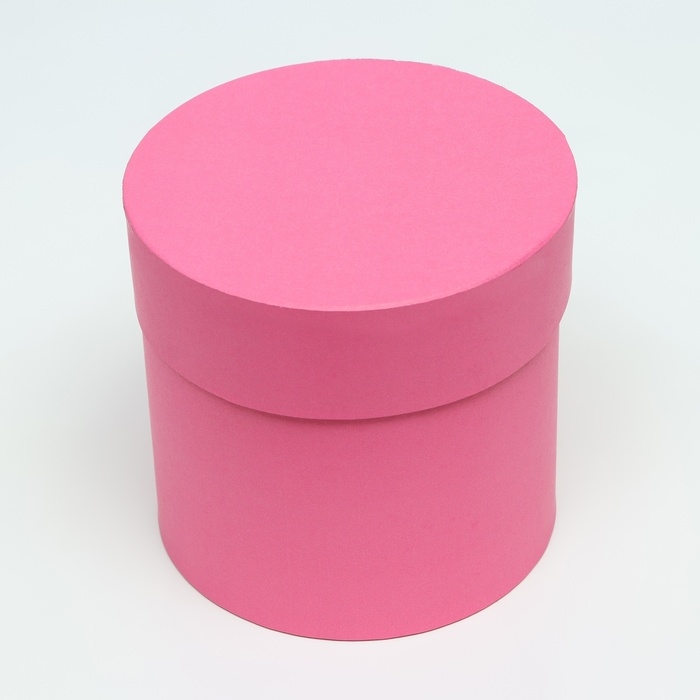 Набор шляпных коробок  3 в 1 "Розовый", 17 x 17 x 16 - 15 x 15 x 14 см