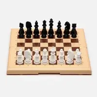 Настольные игры 3 в 1 Десятое Королевство, шашки, шахматы, нарды, поле 32&times;32 см, пластик