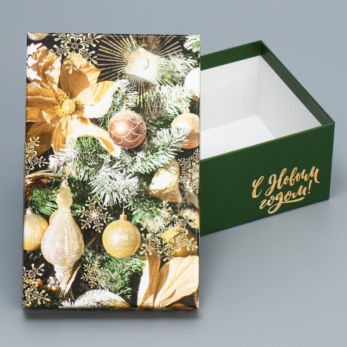 Набор подарочных коробок 10 в 1 «Елочные игрушки», 12 х 7 х 4 - 32.5 х 20 х 12.5 см, Новый год Набор подарочных коробок 10 в 1 «Елочные игрушки», 12 х 7 х 4 - 32.5 х 20 х 12.5 см, Новый год