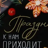 Блюдо новогоднее плоское &laquo;Праздник к нам приходит&raquo;, 19.5&times;16.5 см