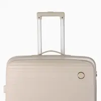 Чемодан на колёсах, 28", кодовый замок, 47&times;28&times;75 см, светло-бежевый