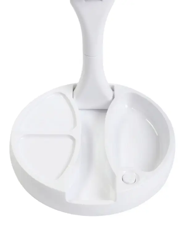 Зеркало настольное с подсветкой KZ-09, 30&times;16&times;16 см, увеличение х 10, USB, белое