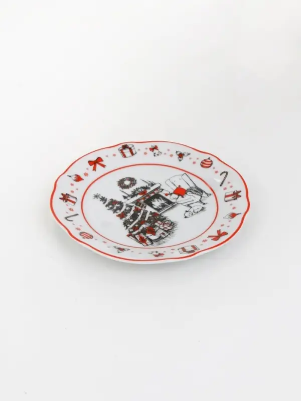 Тарелка новогодняя плоская &laquo;Зимний уют&raquo;, d=19 см