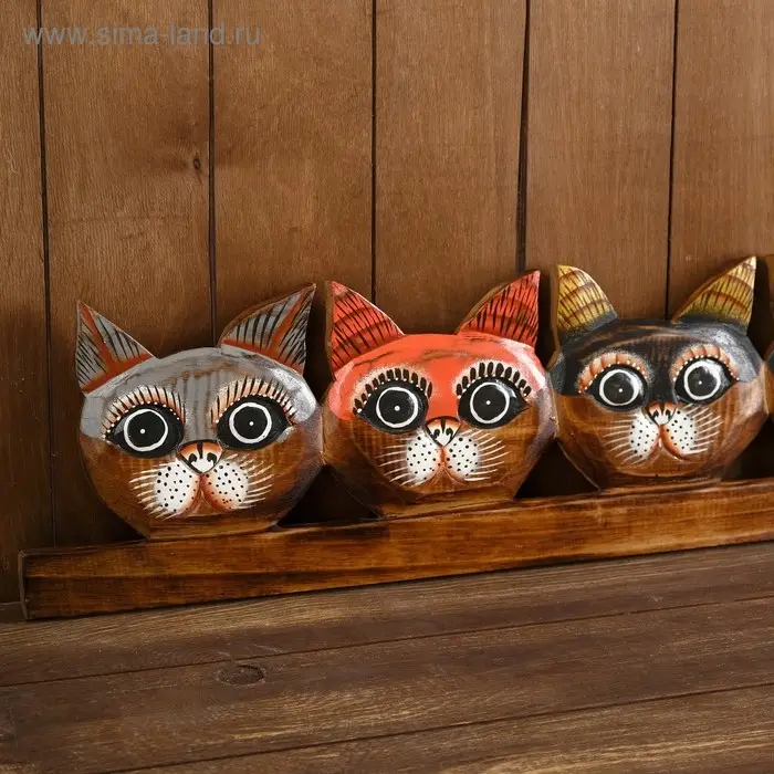 Панно  Панно "Котята" дерево 100х1,5х17 см